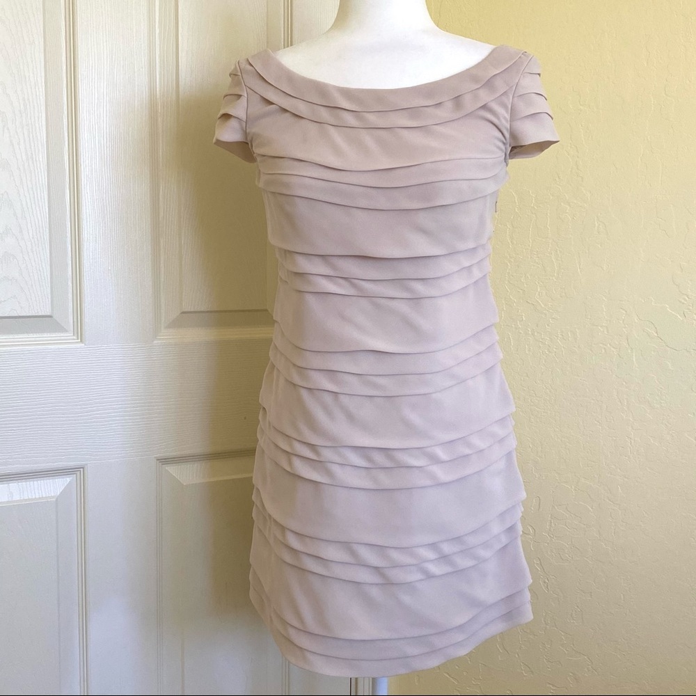French Connection Layered Crepe Dress UK 6 US 2